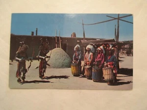 New Mexico Postkarte Zeremonielle Tänze Indianer Indianer NM - Bild 1 von 2