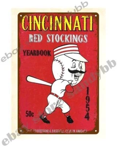 metal wall art 1954 baseball  Yearbook metal tin sign - Picture 1 of 4