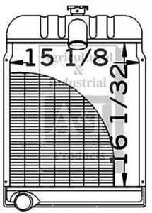 Nuevo radiador se adapta a Farmall 100 130 200 230 240 A1 Super - Imagen 1 de 1