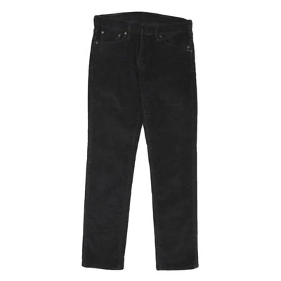 Pantalón LEVI'S Mujer Calce Regular Negro Pana W30 L30 Clásico Bolsillo con Cremallera Foto 1 de 4