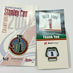 Spilla cappello bavero Colorado Avalanche 2001 Stanley Cup Champions NHL hockey sport - Foto 1 di 3
