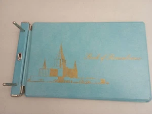 Genealogy Book Of Remembrance LDS Mormon Blue Binder Oakland California Temple - Picture 1 of 9