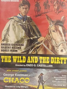 NEW Wild East Spaghetti Western DVD #51 THE WILD AND THE DIRTY & CHACO Sealed AD - Picture 1 of 5