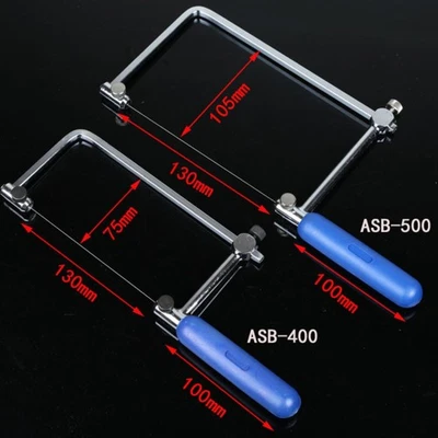 Coping Saw Diamond Wire Saw Frame Jade Metal Wire Saw Blade Cutting Tool - Image 1 of 4