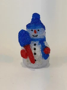 Muñeco de nieve navideño iluminado - Imagen 1 de 3