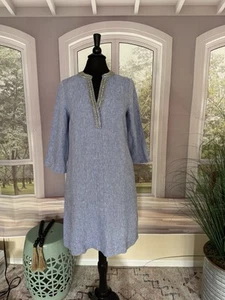 Chico’s Leinenkleid Größe 0, Neu mit Etikett  - Bild 1 von 9