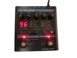 TC-Helicon VoiceTone Create Vocal Effects Processor Pedal + AC Adapter Tested - Picture 1 of 8