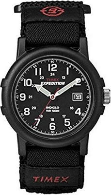 Timex T400119J Men's Expedition Camper Black Nylon Band Watch T40011 - Image 1 of 4