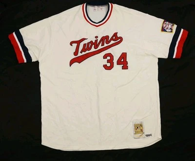 Authentic Mitchell & Ness 1984 Kirby Puckett Minnesota Twins Jersey XXXL - Image 1 of 4