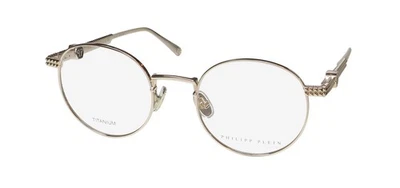 NEW PHILIPP PLEIN VPP061 PLEIN GLAM SUNSET EYEGLASSES ITALY TITANIUM 50-21-145 - Image 1 of 4