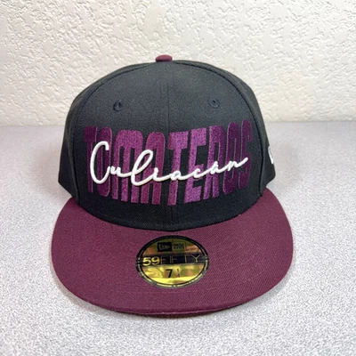 Tomateros de Culiacan Baseball Hat Beisbol Gorro Black Fitted 7 1/4 Mexico - Image 1 of 4