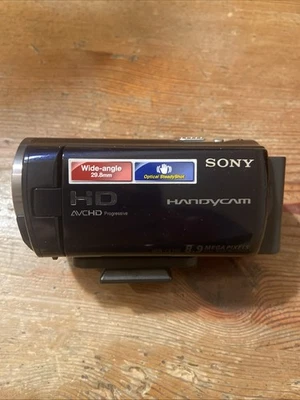 Sony HDR-CX260 Camcorder With 2 OEM Sony Batteries, Power Cord,Case, 8.9 Megapix - Image 1 of 4