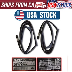 PARA NISSAN NAVARA FRONTIER D22 PUERTA CRISTAL VENTANA CANAL FIELTRO CORRER SELLO GOMA - Imagen 1 de 9