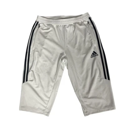 Pantalones Adidas Climacool Para Hombre Grandes Blancos 3/4 Entrenamiento Fútbol Capri DP7178 Foto 1 de 4