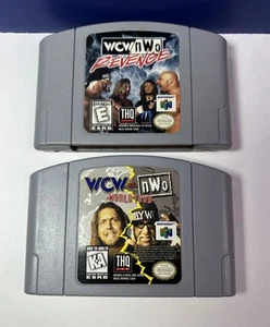 Lote de 2: WCW NWO Revenge & WCW vs NWO World Tour Nintendo 64 N64 - PROBADO - Imagen 1 de 7