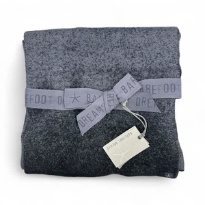 NWT Barefoot Dreams Deep Sea Blue Indigo CozyChic Lite Confetti Scarf One Size - Picture 1 of 4