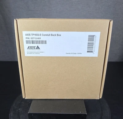 AXIS 02712-001 TP1602-E Mounting Box for Network Camera, Conduit - White - Image 1 of 4