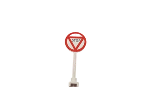 Lego CITY Traffic Sign Road Street Stop sign large - Picture 1 of 1