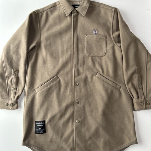 Cappotto lungo Gu Undercover maglia Melton camicia capospalla