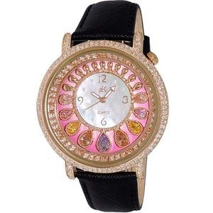 Adee Kaye Women's �Tear Drop White Dial Watch - AK2112-LRG - Picture 1 of 1