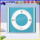Mini Clip Mp3 Player With Speaker Tf Card 64g Expansion 180mah (light Blue) *