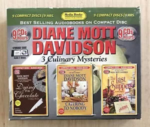 Diane Mott Davidson 3 Culinary Mysteries Audio Books 9 CDs Media Books - Picture 1 of 2