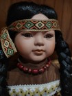 16" Porcelain Native American Doll, Camelot dolls