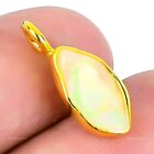 Gift For Her 925 Sterling Silver Natural Ethiopian Opal Gemstone Jewelry Pendant