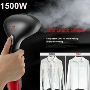 Genuine Handheld Garment Clothes Steamer Portable Steam Heat Iron Travel/Home - Picture 1 of 14