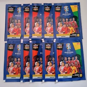 10 Pack Sealed UEFA Euro 2024 Football Germany LIDL SPAIN Edition PROMO PACKETS - Imagen 1 de 1