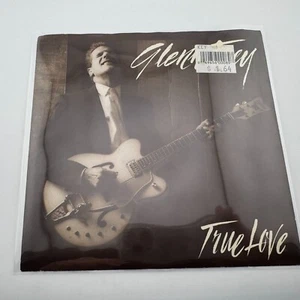 Glenn Frey "TRUE LOVE" and "WORKING MAN" 45 rpm single record w/Picture Sleeve - Picture 1 of 4
