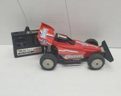 VINTAGE NIKKO "Discovery" R/C OFF ROAD FRAME BUGGY  For parts or repair W remote - Image 1 of 4