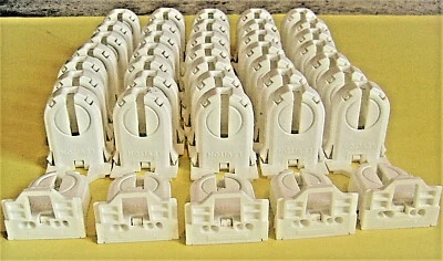 40 Leviton 13661-SNP Fluorescent or LED Non Shunted Tombstone Lamp Holder Socket