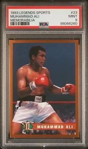 PSA 9 MINT 1993 LEGENDS SPORTS MEMORABILIA MUHAMMAD ALI #23 66260 B190 - Picture 1 of 2