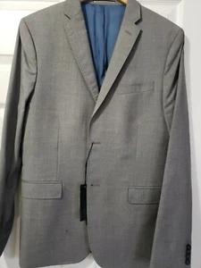 J. LINDEBERG Hopper Soft Dressed wool Blazer Slim Fit 50 L LT GRAY MEL REG$ 575. - Picture 1 of 9