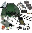 Carp Fishing Set Up Kit Rods Reels Chair  TACKLE PACK Net Bait 3 Rod Mega ✅