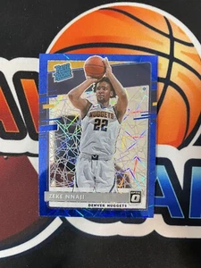 2020-21 Optic Basketball Zeke Nnaji Blue Velocity Prizm Rated Rookie SP #172 - Picture 1 of 2