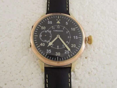 Reloj de plata suizo Longines Laco Aviator Luftwaffe Pilots Segunda Guerra Mundial vintage 1939-1945 Foto 1 de 4