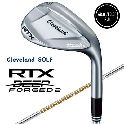 Cleveland GOLF Wedge RTX DEEP FORGED 2 Wedge 48° Dynamic Gold S200 10° Full New - Image 1 of 4