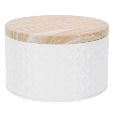 Cake Tin Storage Biscuit Airtight Sweet Barrel Candy Box Container Child - Image 1 of 4