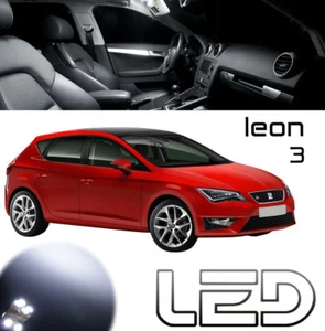 Pour SEAT LEON 3 10 Ampoules LED plafonnier intérieur Miroirs coffre Habitacle - Imagen 1 de 8