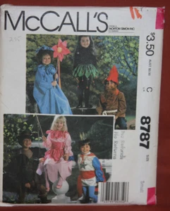 McCalls 8787 Niños Disfraces Flor Robin Hood Gnomo Princesa Elfo Patrón SIN CORTAR (h1 - Imagen 1 de 3