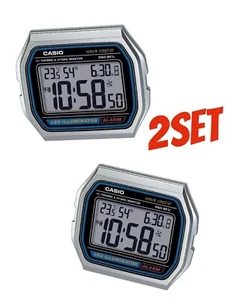 CASIO A158WA Motif electric wave alarm clock DQD-851J-8JF 2set - Picture 1 of 6