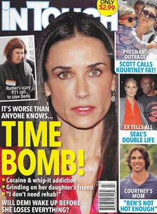 In Touch Weekly Magazine Demi Moore Kourtney Kardashian Heidi Klum Seal 2012 - Bild 1 von 12