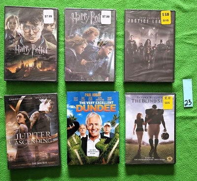 DVD Lot #23 Has 5 Brand New Unopened DVD's & 1 Open DVD ~GREAT VALUE~ - Image 1 of 4