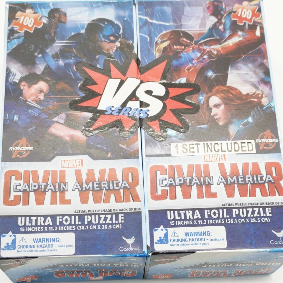 Marvel 2 Puzzle VS Series Captain America Civil War Ultra Foil 15x2 2 - 100 PC