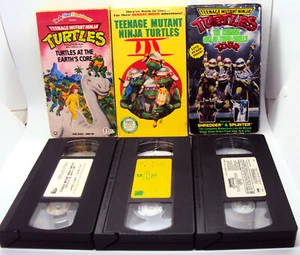 TEENAGE MUTANT NINJA TURTLES 3 VHS Coming OutOf Their Shells Tour AT EARTHS CORE - Bild 1 von 13