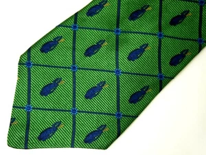 Tommy Hilfiger Herren Golftaschen zum Binden grün blau kariert 57" - Bild 1 von 4