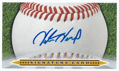 VICTOR VODNIK SIGNED AUTO'D 3X5 SIGNATURE CARD COLORADO ROCKIES INDEX CARD IC - Image 1 of 3