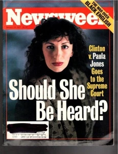 SHOULD SHE BE HEARD, CLINTON PAULA JONES JAN 13 1997-Newsweek Magazine-FREE SHIP - Picture 1 of 1